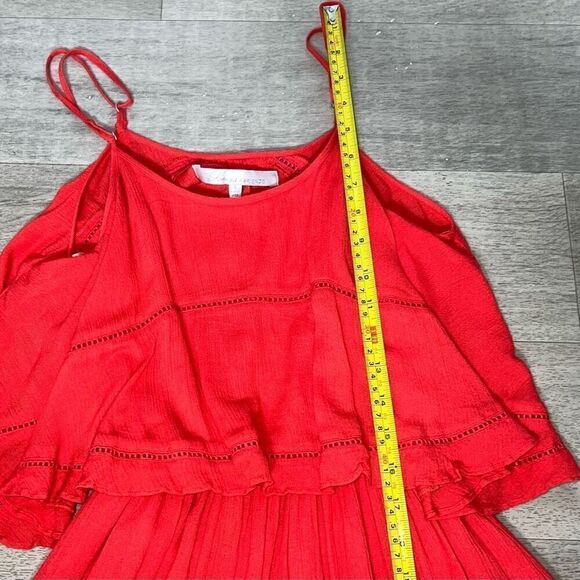 Lovers + Friends, Paradise Bay Dress in Coral Sleeveless Open Back Women’s Small - Picture 7 of 15